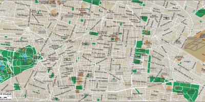 Mexico City ulična mapa