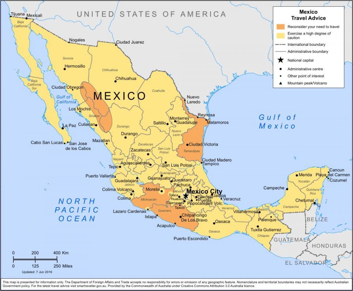 mapa Mexico City i okoline