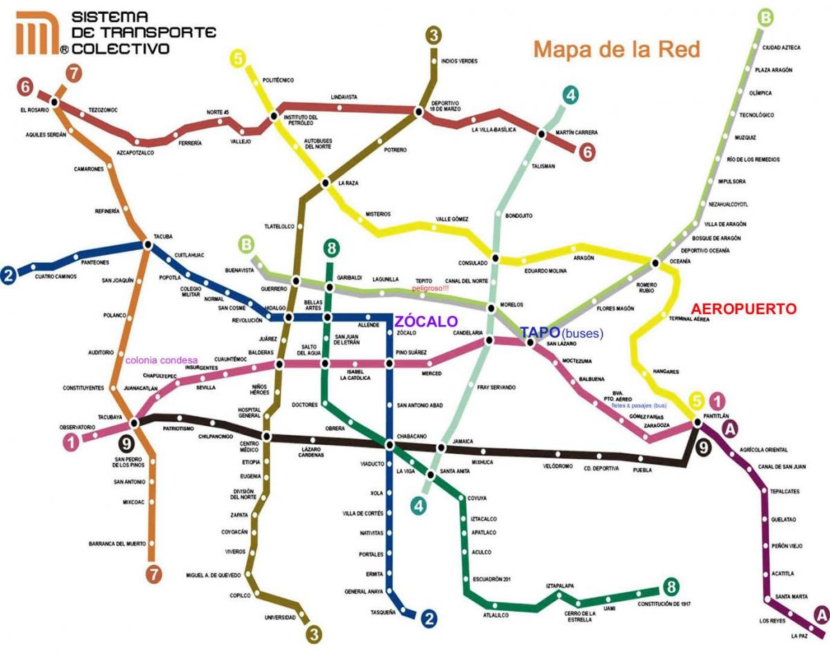 Mexico City voz mapu