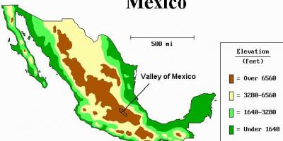 Mapu doline Meksika
