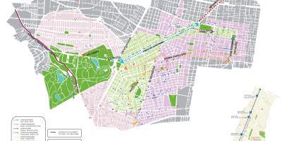 Mapa Mexico City bicikl